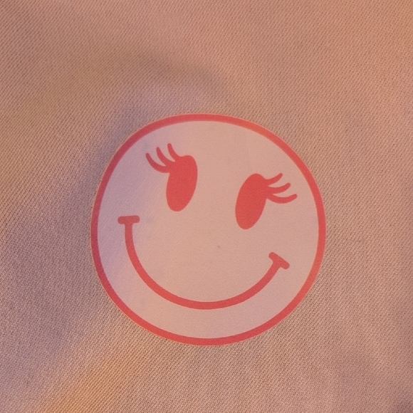 Pink Smiley Sweatshirt - Picture 2 of 5